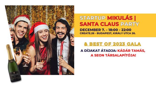  Startup Mikulás Party 2023